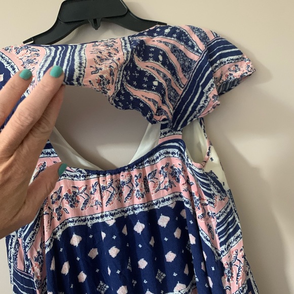 Maeve Summertime Swing Midi High Low Dress - Picture 7 of 7